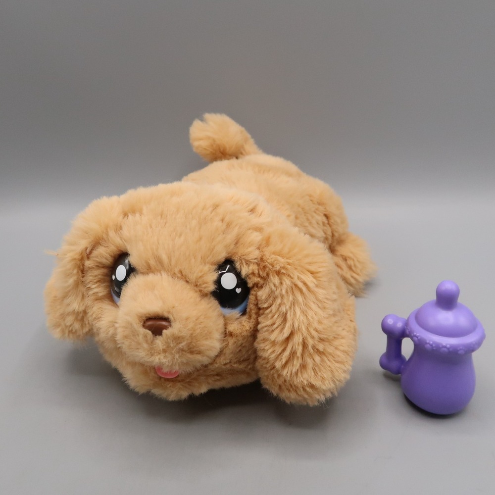 Little Live Pets Interactive Brown Dog Puppy MOOSE Sound Snuggles‎ Toy